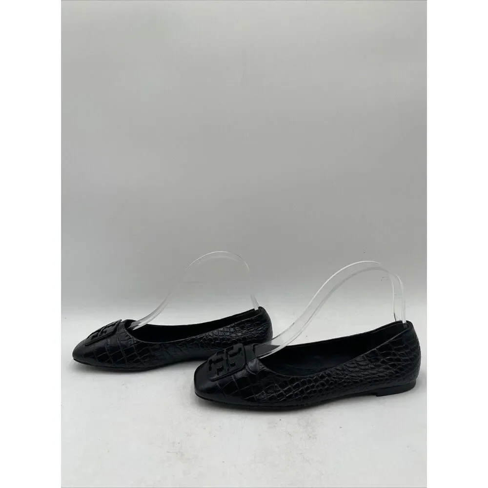 Women’s Tory Burch Georgia Ballet Flats Black Size 7M - Picture 3 of 5